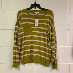 NWT Nine West Striped Sweater